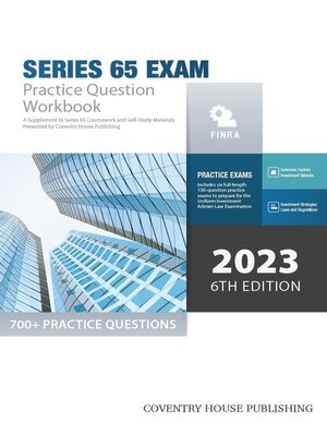 cover image of Series 65 Exam Practice Question Workbook